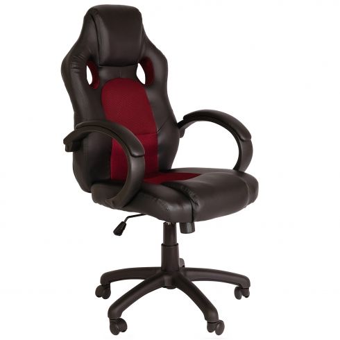 Кресло MF-2008H Black red