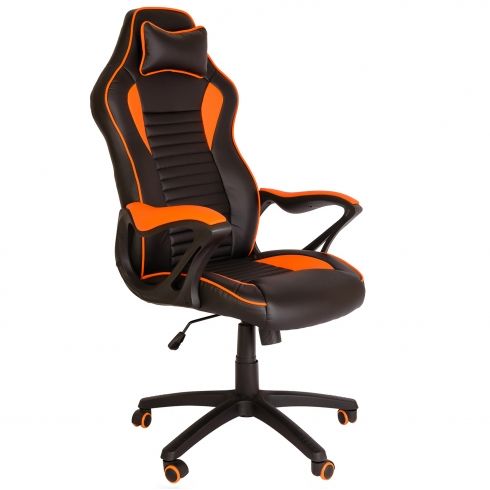 Кресло MF-506 black orange