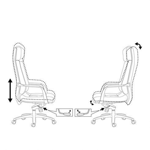 Кресло для руководителя DAO/WHITE