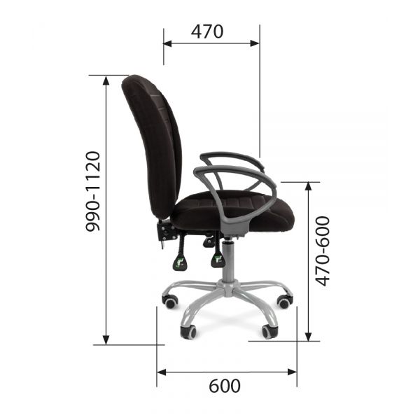 Кресло офисное chairman 9801
